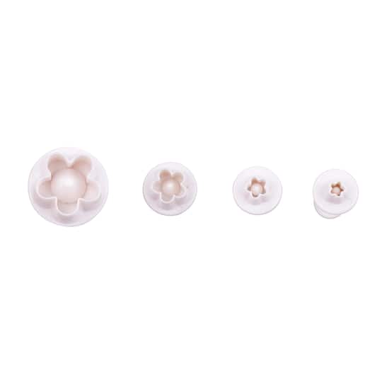 6 Packs: 4 ct. (24 total) Flower Fondant Plunger Cutters by Celebrate It®